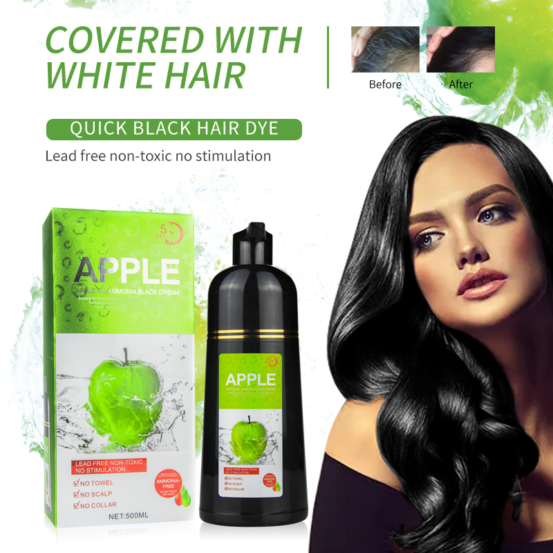 Hair Spray Color - Shampoo nero colorante naturale per capelli
