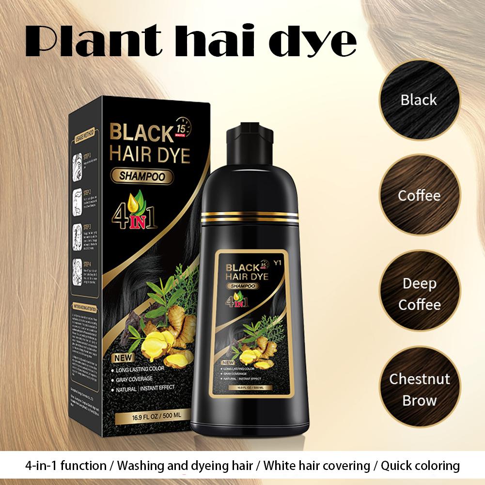 Hair Spray Color - Shampoo Colorante per Capelli Marrone Scuro,