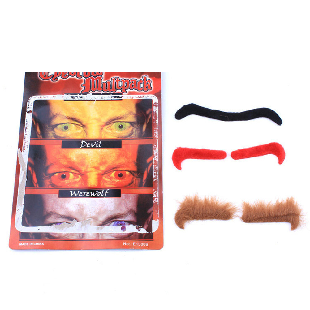 3 pezzi di sopracciglia finte  - Easy Cosplay Prop recensione e prezzo